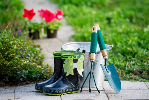 Installing a soakaway in a Willesden property garden