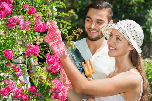 Reusable garden materials prepared for charity partnership donation