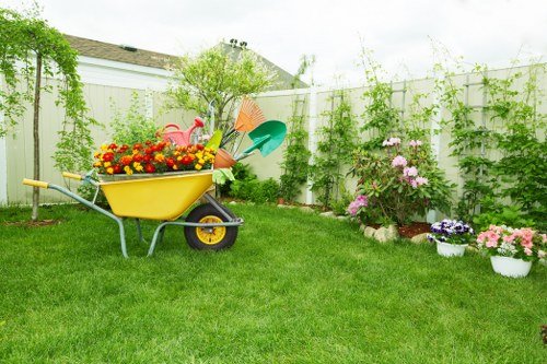 Outdoor project quotation and booking paperwork for landscaping
