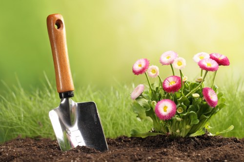 A site inspection and complaint investigation for outdoor landscaping work